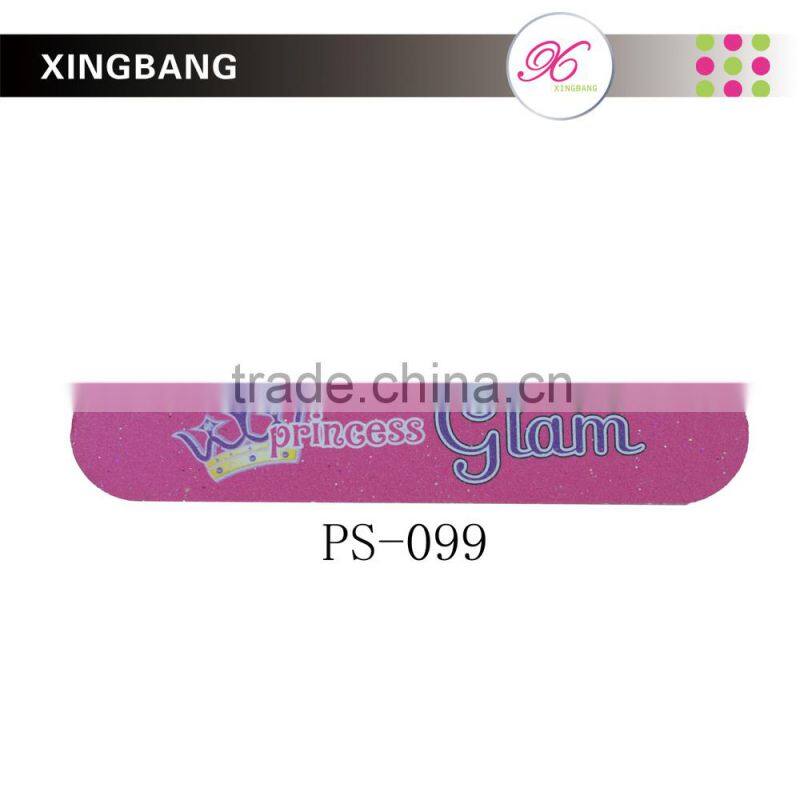 colorful nail file, emery board file for nail care with customizable design