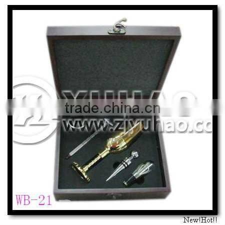 Promotional Wine Tool Set With Wooden Box