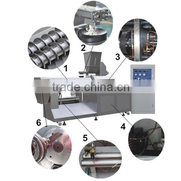 Extruded Crispy Fried Flour Chips Process Line