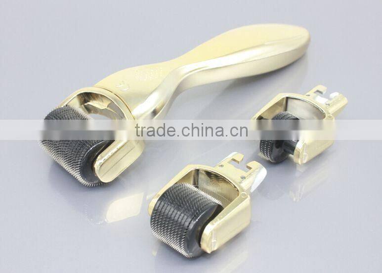 Huafu 2016! OEM factory wholesale changeable needles kit gold derma roller