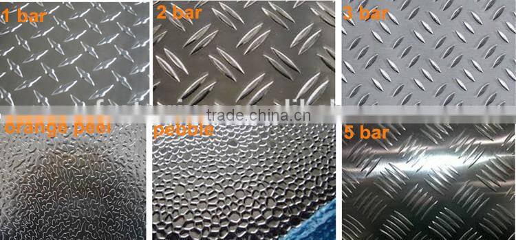 one bar two bar five bar aluminium checkered plate sheet