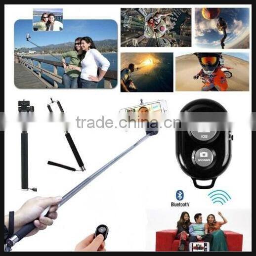 Cheap handheld bluetooth camera wireless monopod with remote shutter