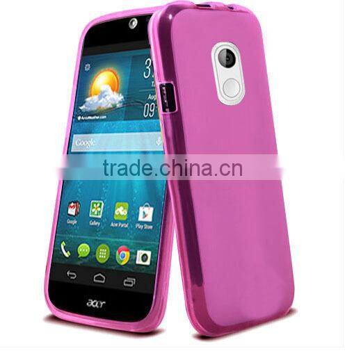 for Acer Liquid Z200 transparence tpu case with high quality factory price