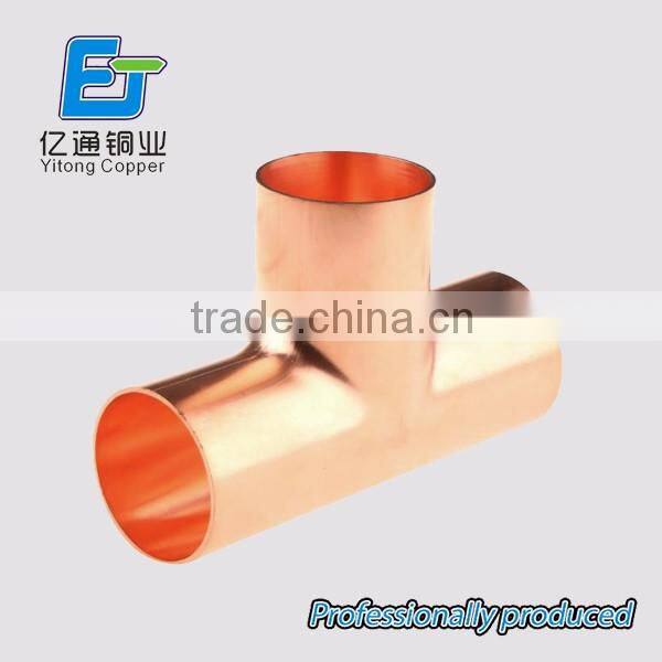 copper tee equal tee reducing tee