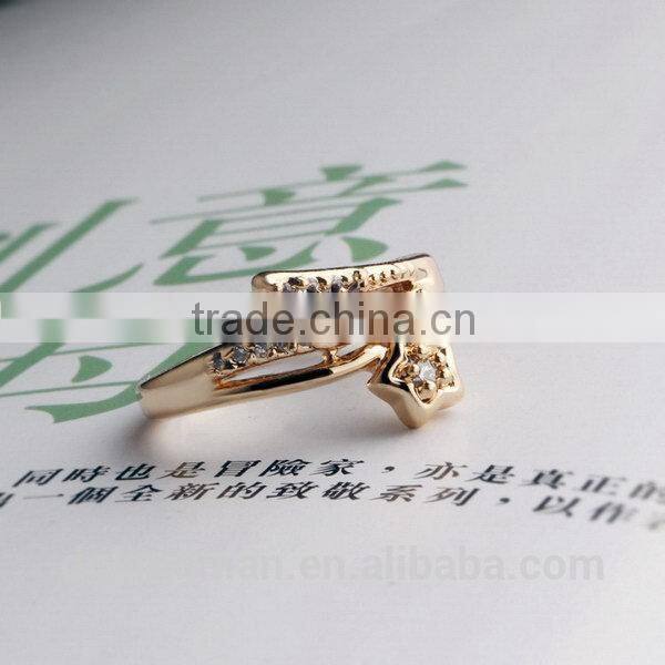 Kingman quality top sell faux crystal ring