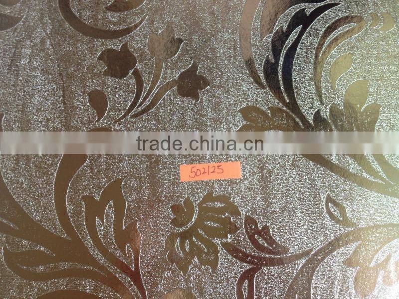 Islamic deisgn glitter wallpaper manufacture in foshan China Brazil design wallpaper factory china glitter wallpaper for hote