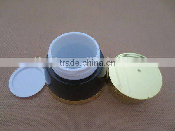 Empty Plastic Double Wall Face Cream Container 15/30/50g