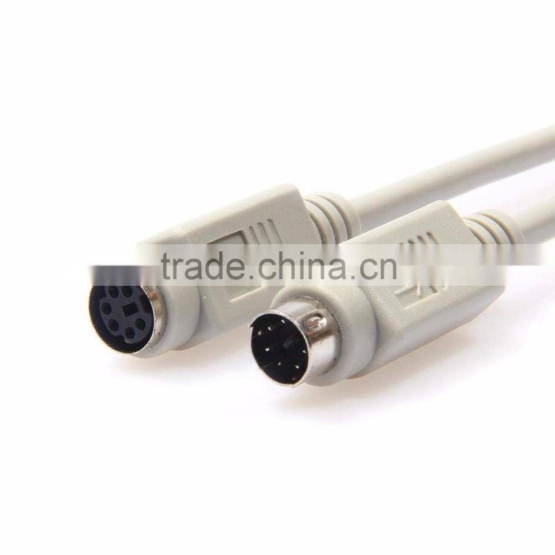 2.5m Wholesale 6pin Keyboard mouse Extension Cable male to female