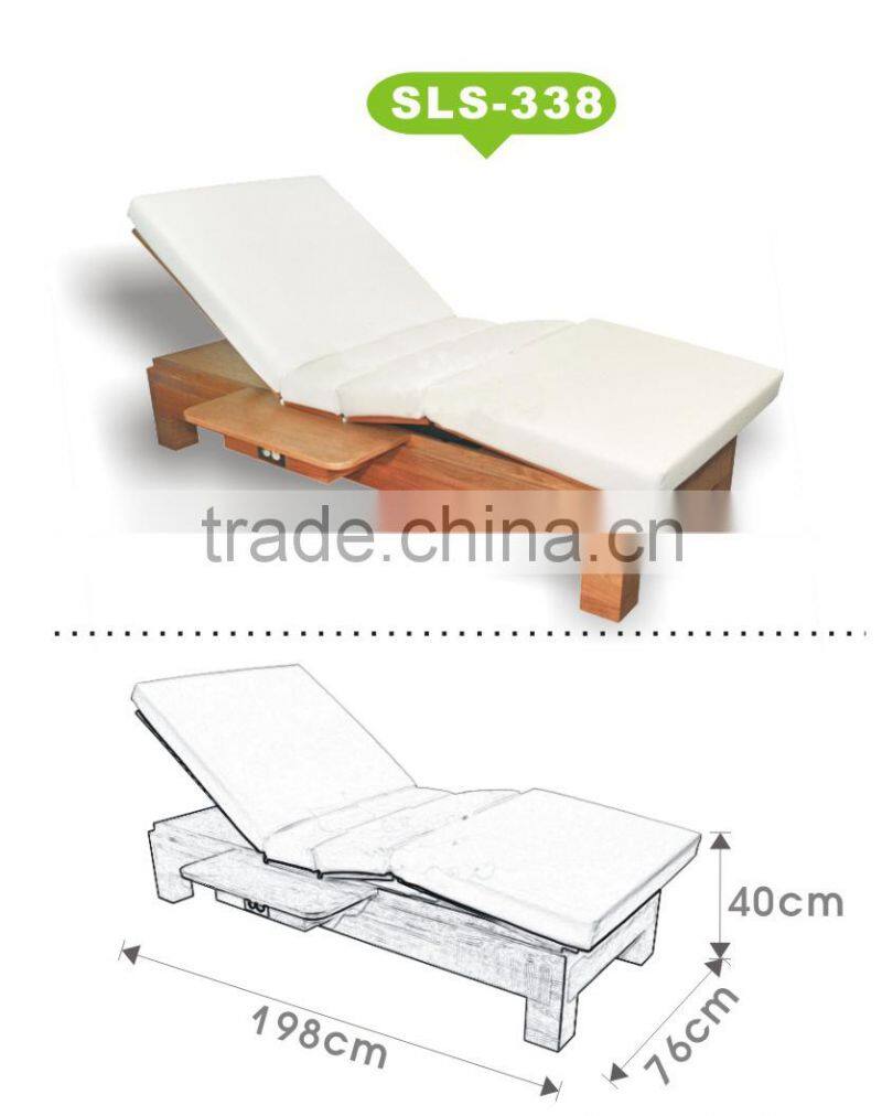 Outdoor Modern wooden Bed Beach Sun Bed For Sale sls-338