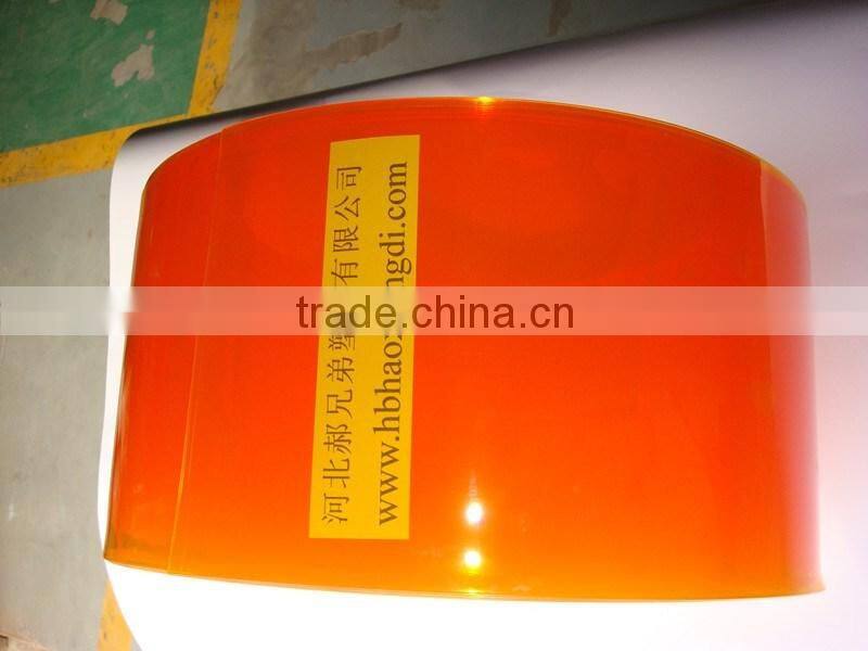 Orange Yellow Anti-insect PVC Material Curtains For Restaurant