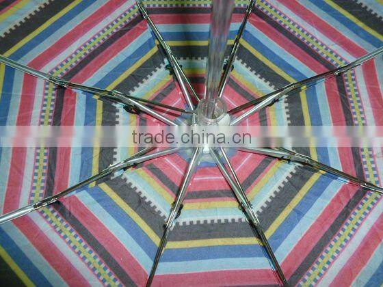 stripe mini super light windproof folding umbrella