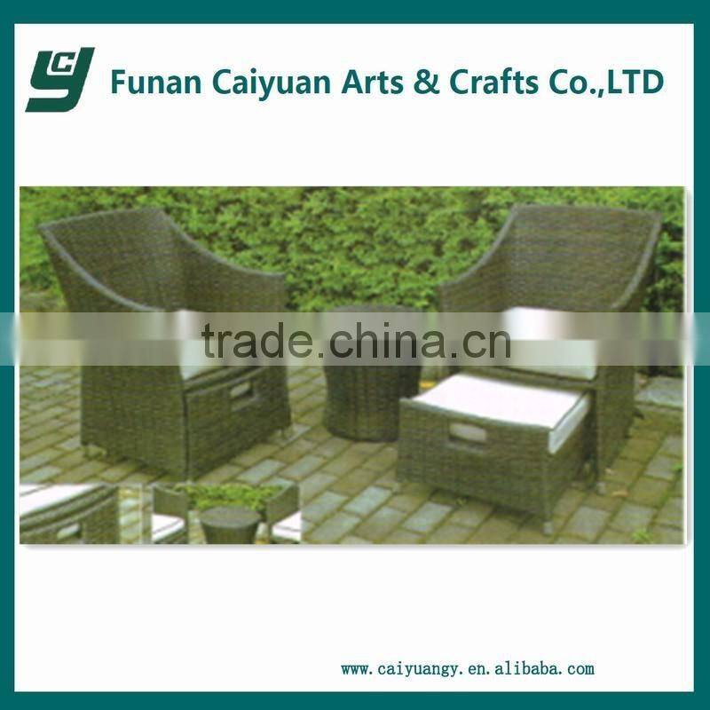 2015 garden sets PE rattan new design hot sell outdoor furniture sets