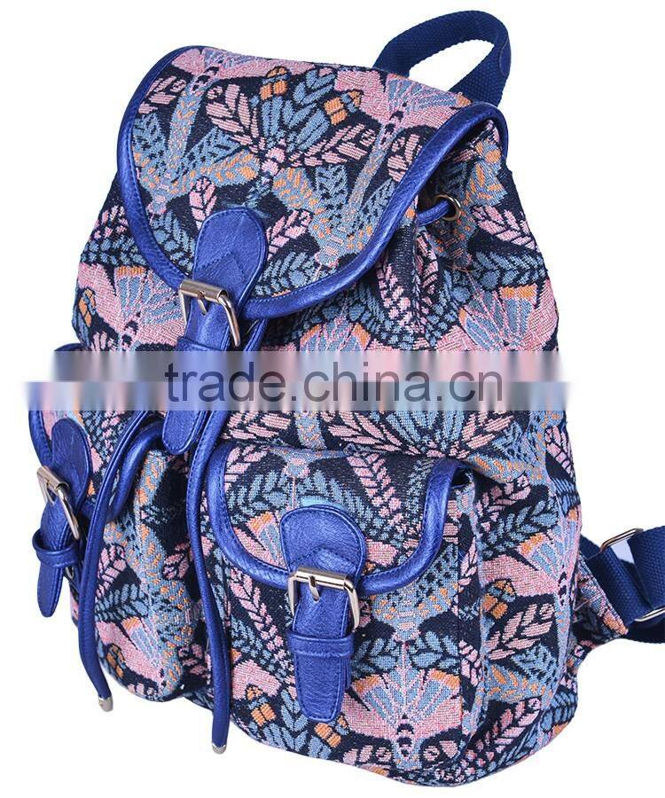 China factory handmade elegant backpack for women