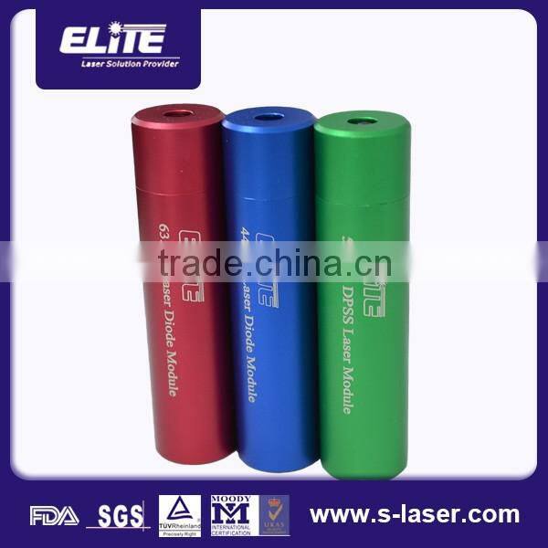 Promotional low consumption aluminium anodized or brass 445nm line blue laser