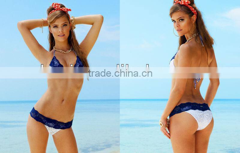 Domi hot sex image photo bikini sets with full stripe style swimwear and beachwear