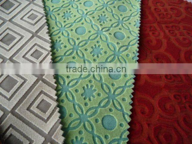 Velet Flock on Flock Fabric for Sofa Furniture