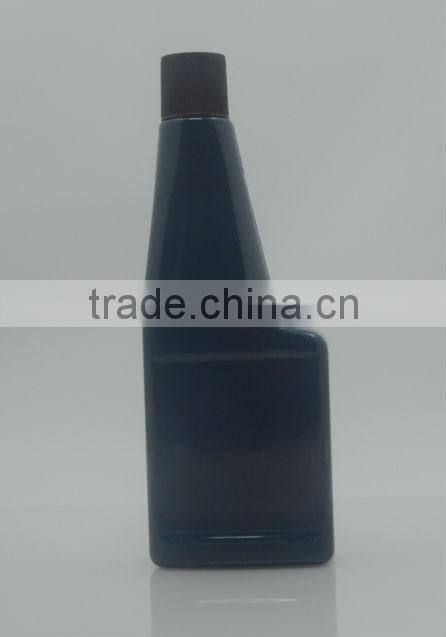 Industrial Use Screen Printing label PET 250ml plastic machine oil bottle with lid