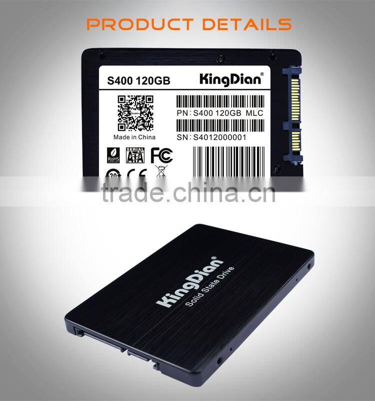 High Performance KingDian S400 Solid State Drive 2.5 inch SSD 120GB SATA3 Stock Internal/External Hard Drive For MacBook and PC