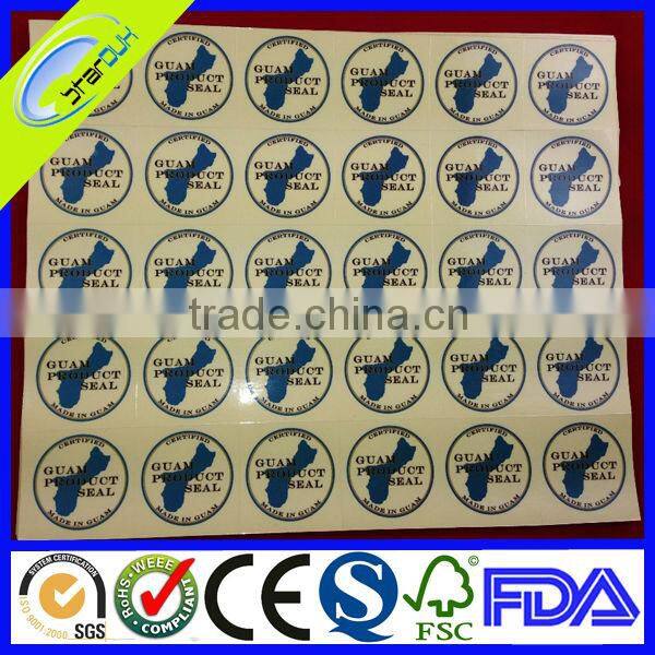 promotional custom sticker printing service