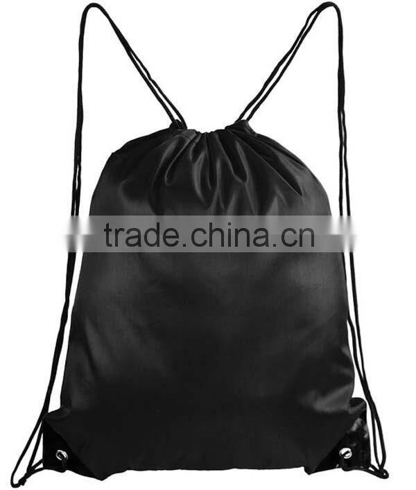 china factory supply cheap satain drawstring backpack