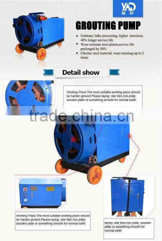Chinese manufacturer Small Portable electric Cement Grout Pump