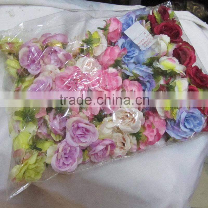 New Design artificial flower head mini rose,Artificial flower corsage