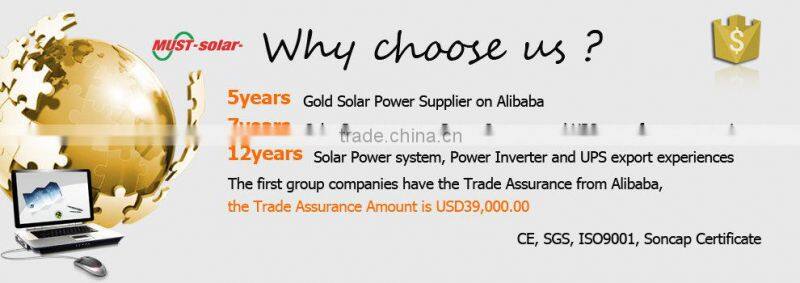 Must high efficiency Pure Sine Wave Hybrid off grid Inverter PV18-5K 48v 5KVA MPPT solar power system