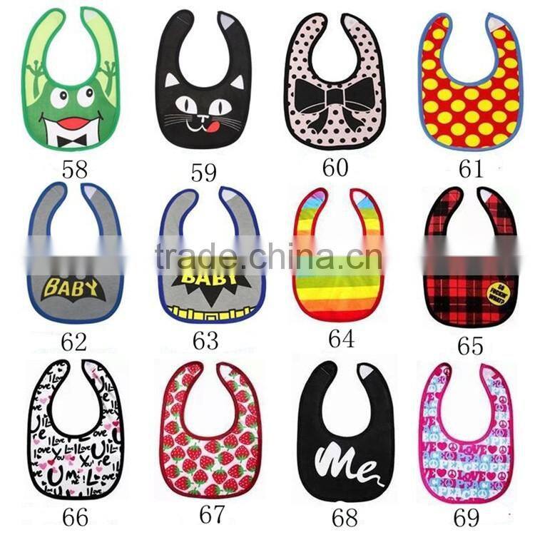 New product on China market cute cotton soft bib