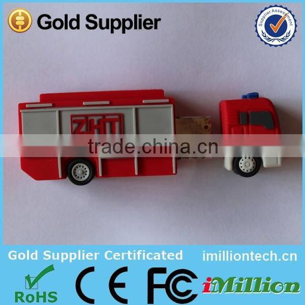 custom made usb flash drive fire truck