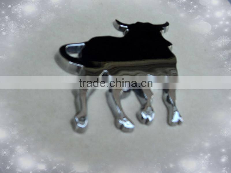 Custom 3D Chrome plastic badge