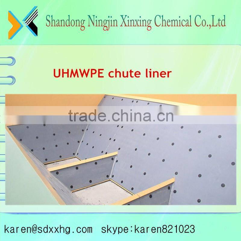 Wear resistant UHMWPE sheet for bunker lining/Self Lubricating uhmwpe chute liner