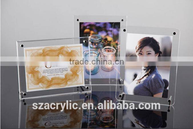 Acrylic display photo frame
