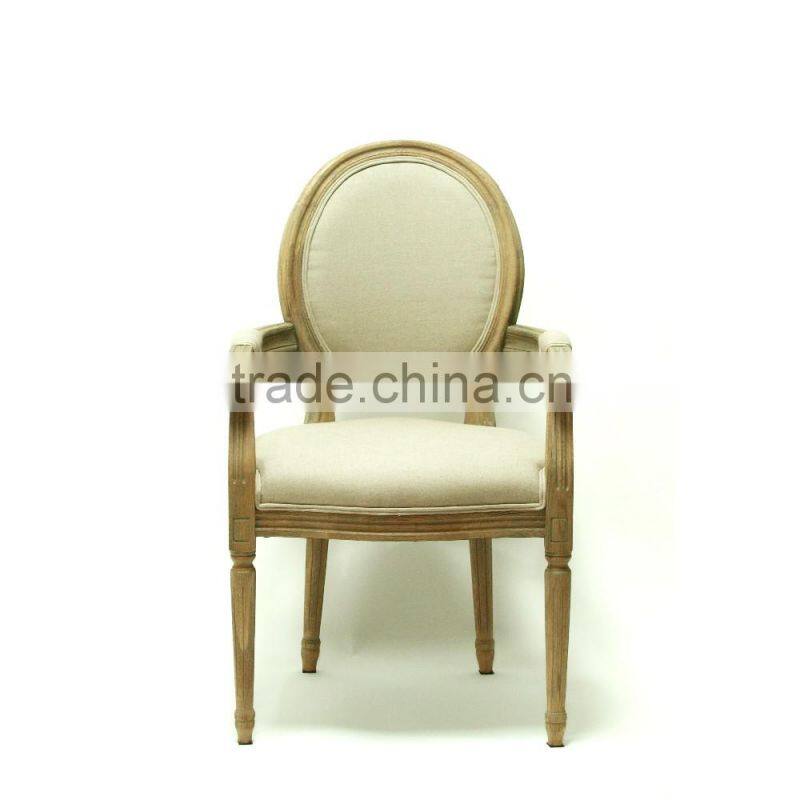Antique wood fabric cushion chair hand carved teak wood chairs
