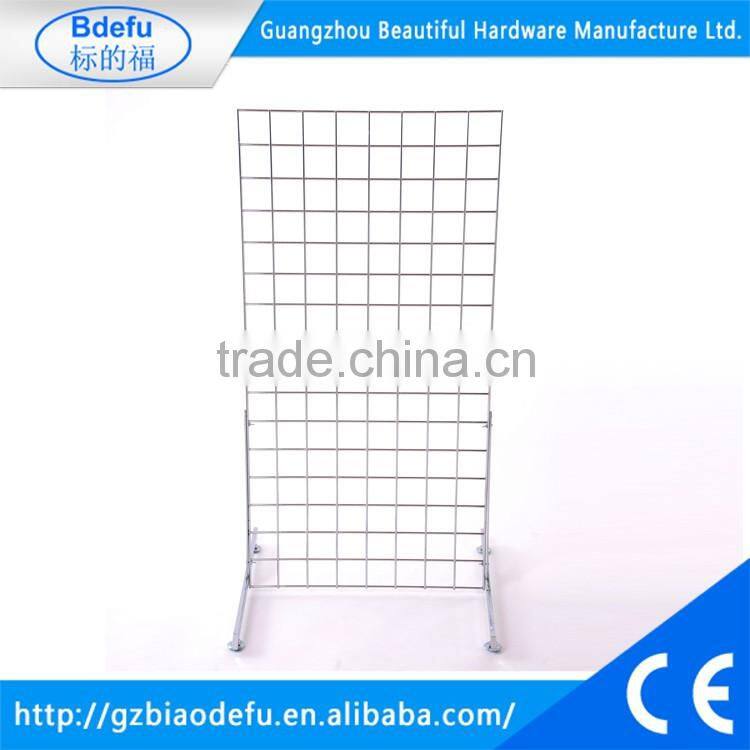 Retail store display gridwall shelf , Display stand , Supermarket Display Shelf