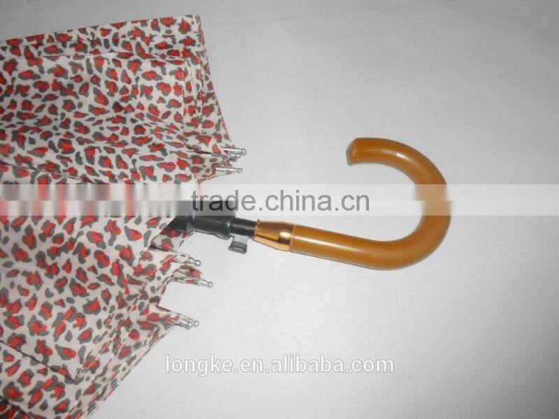 50cm*8k old fashion leopard-print umbrella for lady