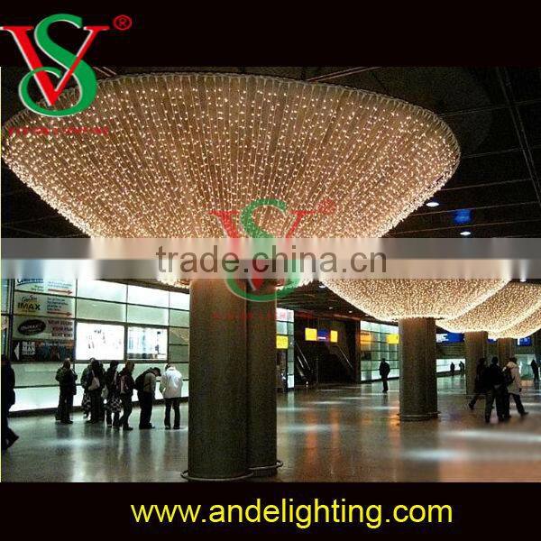 3M Hot sale christmas party wedding decoration ceiling curtain light