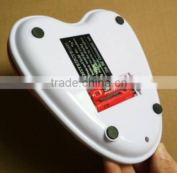 2016 3kg heart shape 3kg digital kitchen scales