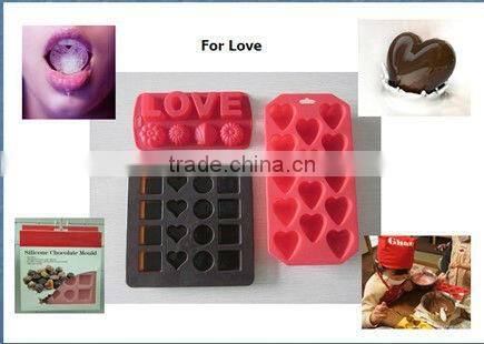 promotion various lovely silicone molds for chocolate