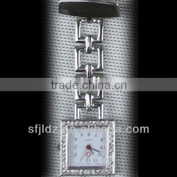 Quartz pin alloy diamond hanging nurse watch mechanic watch