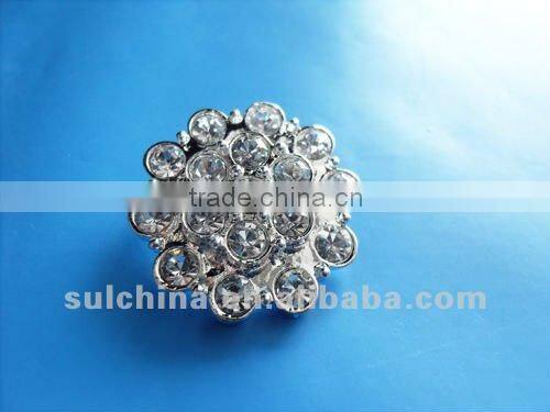 crystal button