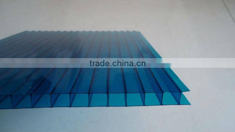 Twin-wall Transparent Polycarbonate hollow plate