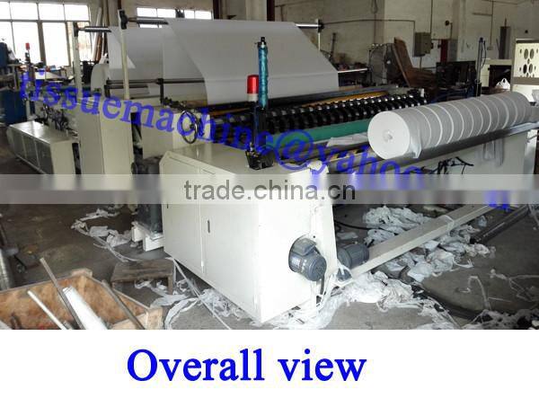 Automatic Embossing Color Printing Maxi Roll Rewinding and Slitting Machine