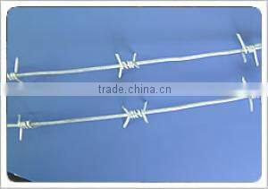 Anping manufacturer double strand barbed wire factory price standard length per roll