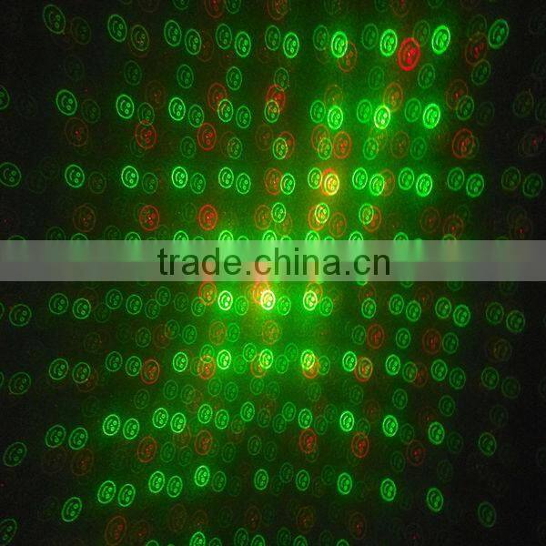 Red green mini laser show voice activated 20 different patterns