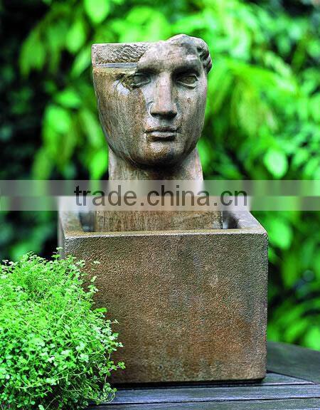 tiered backyard water fountain