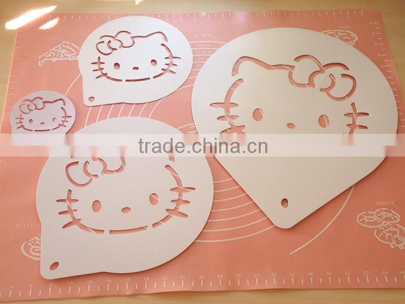 Heart Style Fancy Monkey Cake Spray Mold / Coffee Tiramisu Spray Mold,Cake Stencils