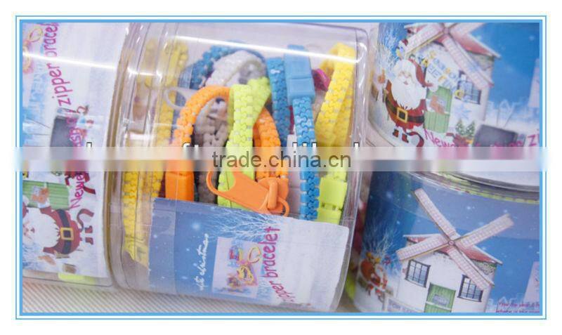 2013 hot sale glow in dark zipper bands