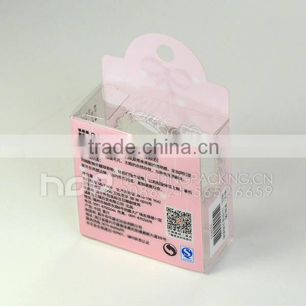 High quality plastic printed cosmetic boxes with logo