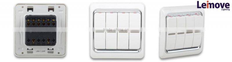 hot sell electronic light 4 gang 2 way switch