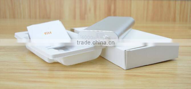 100% Original Xiaomi Power Bank 16000mAh With Dual USB Output For Xiaomi Mi Pad Mi4 M2 M2A M2S M3 Red Rice Cell Phones